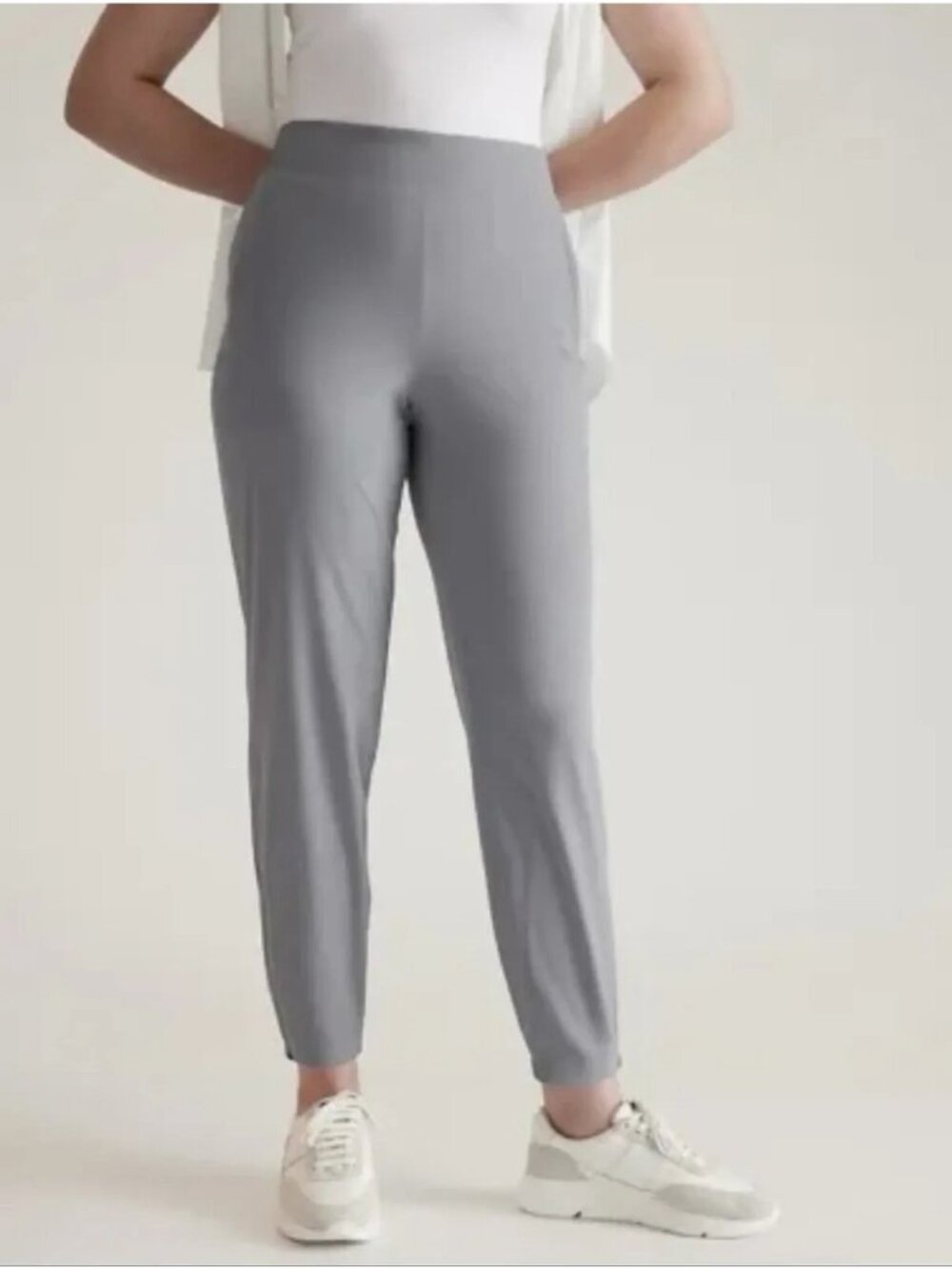 Athleta Grey Brooklyn Heights Joggers, Size Medium